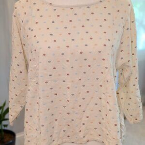 RARE Maeve Dottie Embroidered Blouse‎ Size S